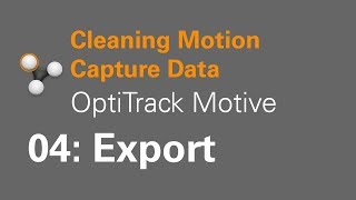 [Motive Tutorial] 04 - Export