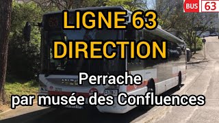 [TCL] Ligne 63 du réseau TCL Lyon en direction de Perrache.🚍