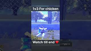 Last Zone 1V3 For Chicken dinner || @BhaktaBaBaOfficial || #viral #shorts.