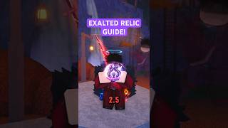 EXALTED RELIC GUIDE! #fisch #roblox #robloxfyp