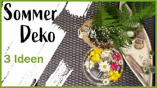 DIY - SommerDeko I 3 Ideen für dein Zuhause