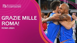 🇮🇹 Grazie Roma 2024 🇮🇹 | Best Moments from the European Athletics Championships