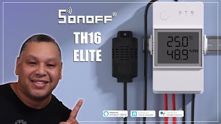 NOVO SONOFF TH16 ELITE - Monitoramento de Temperatura e Umidade com Display - ALEXA e HOME ASSISTANT