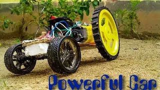 Powerful  RC Car | Science Project  For Exhibition Working Model class 6,7th science project easy