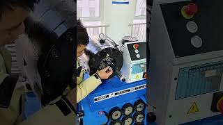 best crimping machine hydraulic hose fitting crimper #shorts #electronic #automation #operation