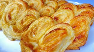 Sweet Palmiers Puff Pastry