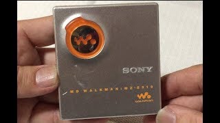 ハードオフでジャンクで買ったSONY MD WALKMANの動作確認と紹介