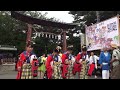 平成27年 鷲宮神社 ≪土師祭≫ 本社千貫神輿渡御 。