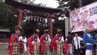 平成27年 鷲宮神社 ≪土師祭≫ 本社千貫神輿渡御 。