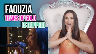Vocal Coach Reacts to Faouzia - Tears of Gold (Stripped)