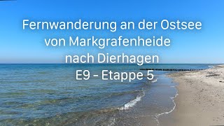 Scenic Hiking at the Baltic Sea in Germany - European hiking trail E9 - Fifth Stage