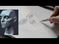 ПОСТРОЕНИЕ ПОРТРЕТА МУЖЧИНЫ БЕЗ АНАТОМИИ male portrait sketching