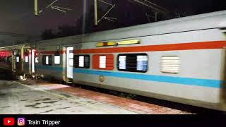 06356 | Antyodaya SF Express departs Mangaluru Jn | WAP7 | Stainless Steel Antyodaya  Rake