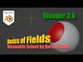 Blender Fields: Reusable Select by Normal Node-group