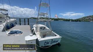 Topaz Bimini Fishing Power Boat | Harbor Shoppers