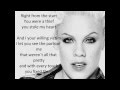 Pink ft Nate Ruess - Just Give Me A Reason (Lyrics)