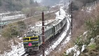 2015年3月12日　ラストラン　寝台特急トワイライトエクスプレス新疋田駅付近