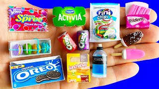 20 DIY MINIATURE FOOD AND DRINKS REALISTIC HACKS AND CRAFTS !!!