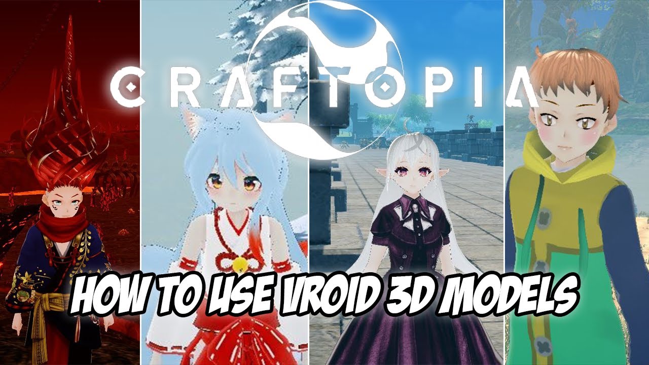 How To Use VRoid Models In Craftopia - VRoid Hub - YouTube