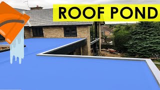 How roof pond system work?