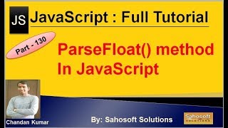 ParseFloat() method in JavaScript | JavaScript Full Tutorial in Hindi