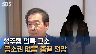 박원순 시장 성추행 의혹 고소…'공소권 없음' 종결 전망 / SBS