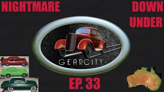 Let's Play GearCity: Nightmare Down Under #33: New Full Size Sedan \u0026 race cars evo (08/1970-01/1972)