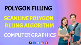 Polygon filling|Scanline polygon filling algorithm|Computer graphics malayalam