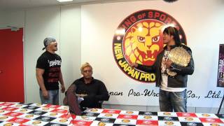 2012.1.5 WRESTLE KINGDOM VI PRESS CONFERENCE