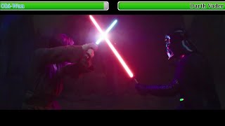 Obi-Wan Kenobi vs Darth Vader with Healthbars / Final Fight
