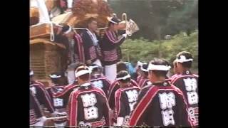 2002年の鳳だんじり祭り（宮入）