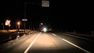 Japan Drive Hokkaido 1080p ororon line（Japan National Route 232）：Teshio → Haboro night driving