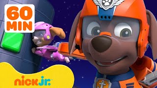 PAW Patrol Land, Sea & Sky Rescues! w/ Zuma, Chase & Tracker | 60 Minute Compilation | Nick Jr.
