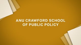 Welcome to the ANU Crawford School of Public Policy