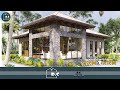 A VACATION CABIN DESIGN | 8.80X 8.50 METERS  | D'House+Concept #smallhousedesign  #vacationhouse