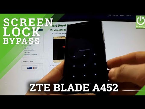 Hard Reset ZTE BLADE A452 - how to remove Pattern Lock Hard Reset ZTE BLADE A452 - how to remove Pattern Lock