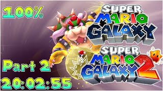 [WR] Super Mario Galaxy Series 100% Speedrun in 20:02:55 (Part 2)