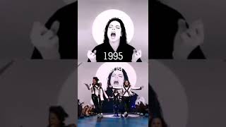 Michael Jackson & Janet Jackson "Scream" 1995 Vs 2009 #shorts