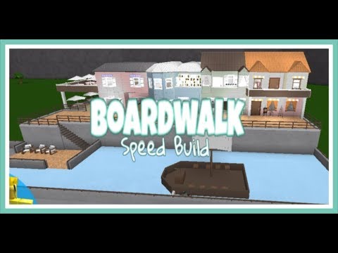 Bloxburg: Boardwalk Speed Build - YouTube