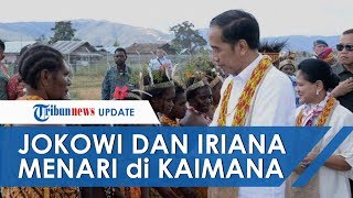 Jokowi dan Iriana Menari dengan Warga Papua, Panglima TNI dan Tito Karnavian Tak Mau Kalah