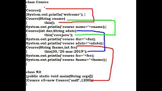 Java constructors/TYPES/ADVANTAGES / core java tutorial