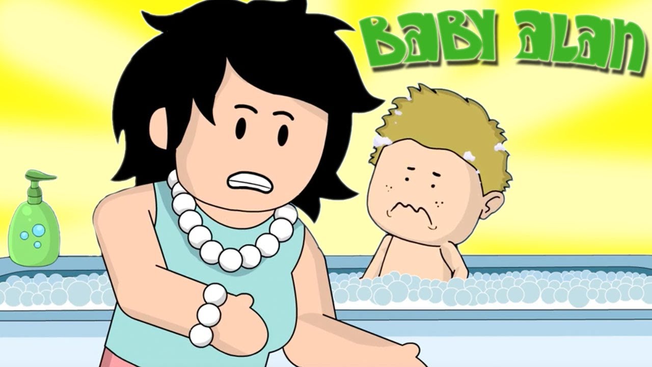 Bath Time! Baby Alan Cartoon Season 1 Episode 16 - YouTube