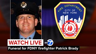 LIVE | Funeral for FDNY firefighter Patrick Brady
