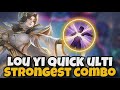 LOU YI QUICK ULTIMATE THE STRONGEST COMBO LATE GAME | MAGIC CHESS MLBB