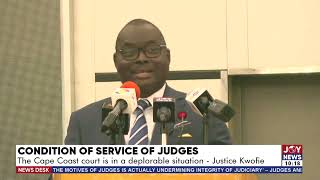 Several months of judges’ allowance in arrears – Justice Kwofie - News Desk on JoyNews