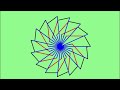 Python Turtle Code: Rotating Trapezoid