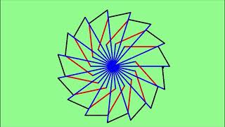 Python Turtle Code: Rotating Trapezoid