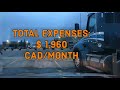 pinoy trucker sweldo ng truck driver sa canada filipino trucker canada