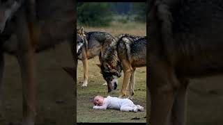 Wolf attack Baby