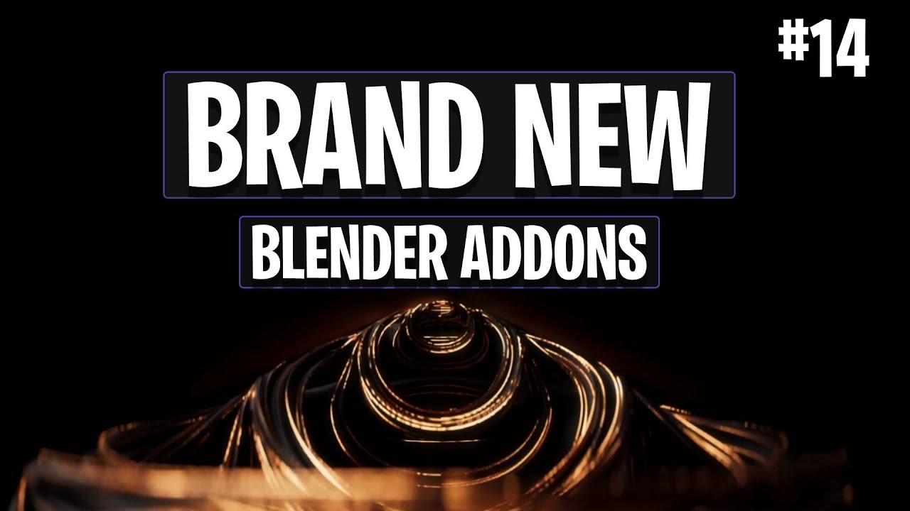 Brand New Blender Addons You Probably Missed #14. - YouTube